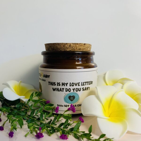 Cute Scented Soy Wax Candles: This is my Love Letter! What do you say!